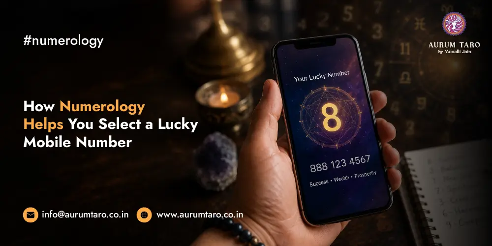 Numerology services helping individuals select a lucky mobile number through online numerology reading and numerologist consultation.